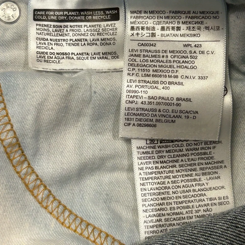 Levi's 541 Men's Indigo Straight Leg Jeans 34/34‎ Dark Wash Athletic Fit Denim